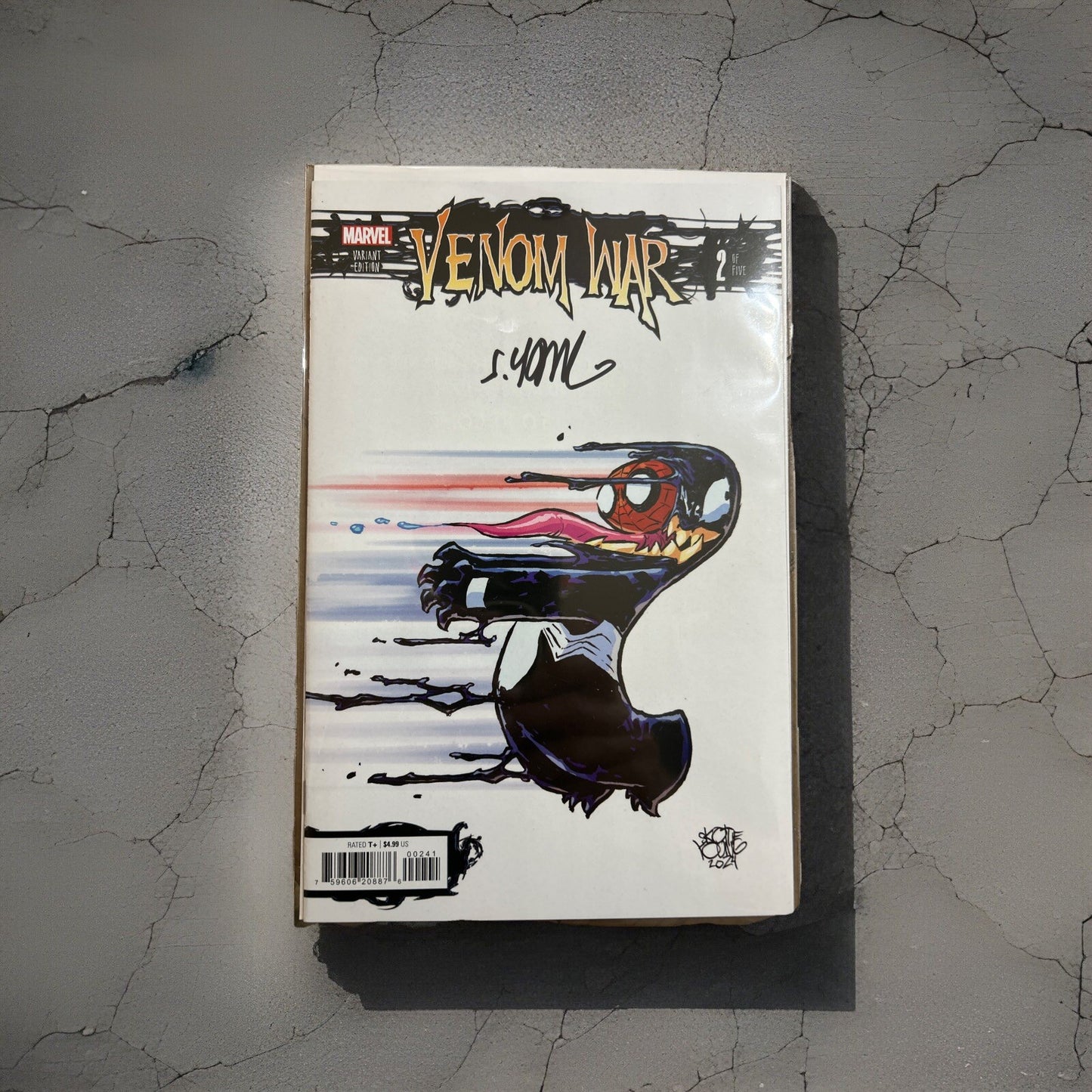 Venom War #2 Skottie Young Cover (Marvel Comics November 2024) - Signed 🔥