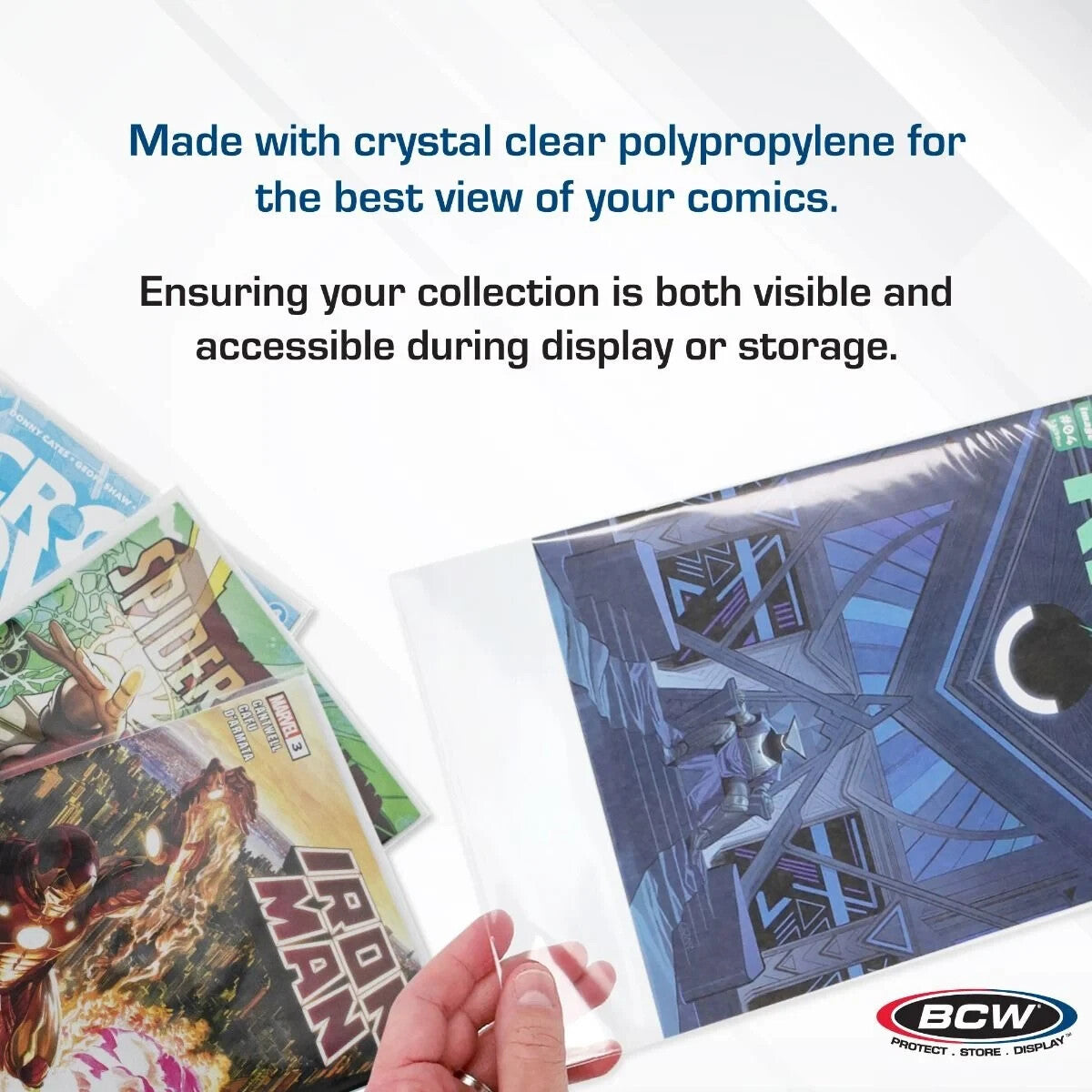 (100ea per pack) BCW Resealable Comic Bags (Current/Modern) NEW