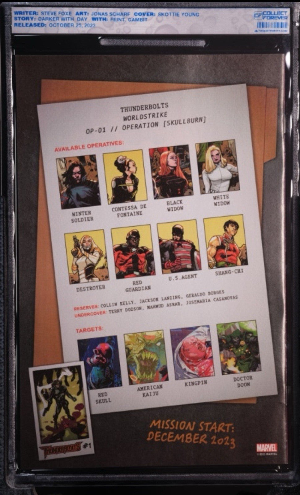 Dark X-Men: Fall Of X #3 Skottie Young Variant Marvel Comics 2023 - Soft Slab