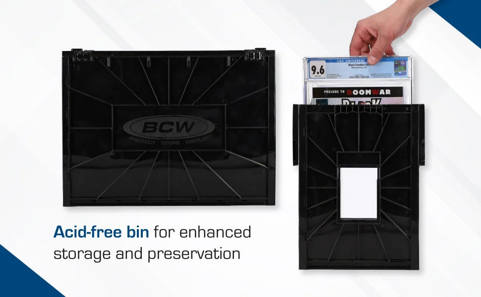 Graded Comic Book Bin - Black