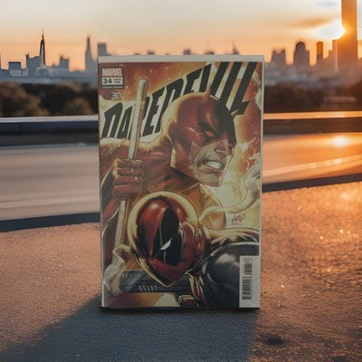 DAREDEVIL #34 LIEFELD DEADPOOL 30TH VAR MARVEL COMICS