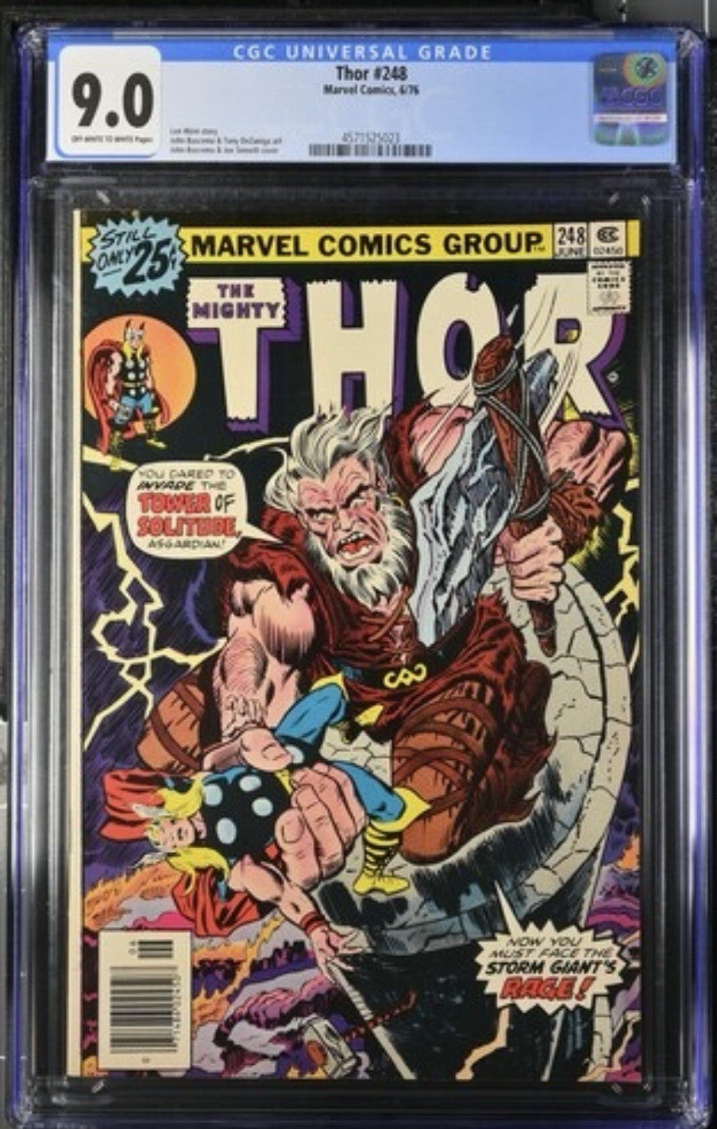 The Mighty Thor #248 (Marvel Comics June 1976) CGC 9.0