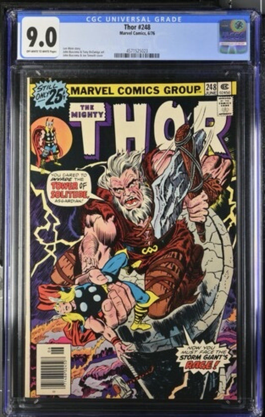 The Mighty Thor #248 (Marvel Comics June 1976) CGC 9.0