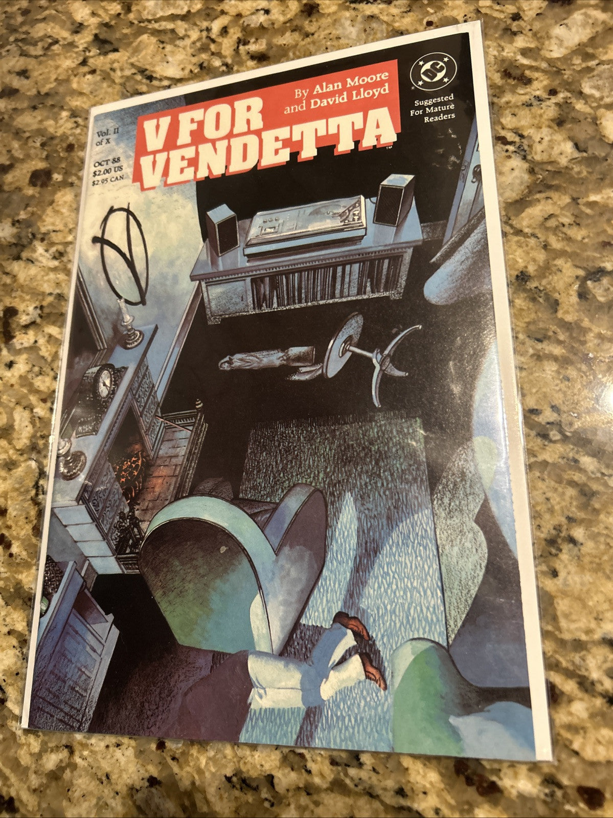 V for Vendetta #2 (DC Comics October 1988)