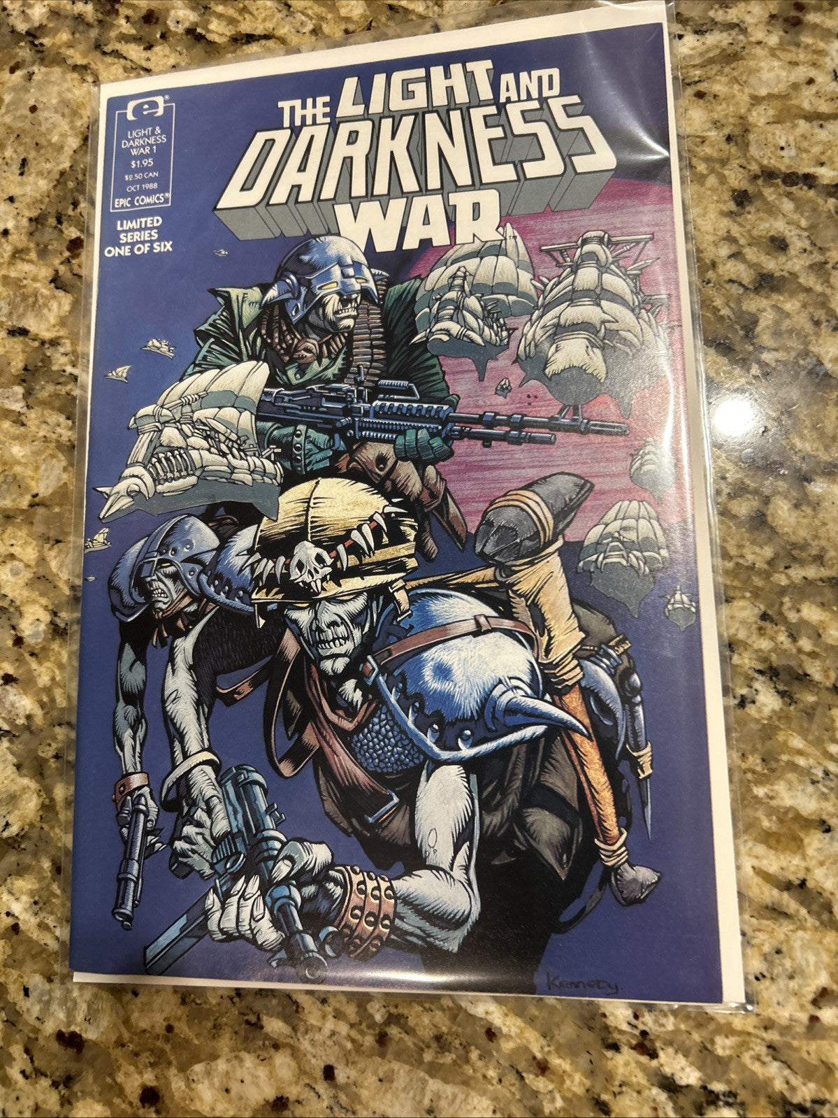 The Light and Darkness War #1 (Epic Comics Marvel Comics October 1988)