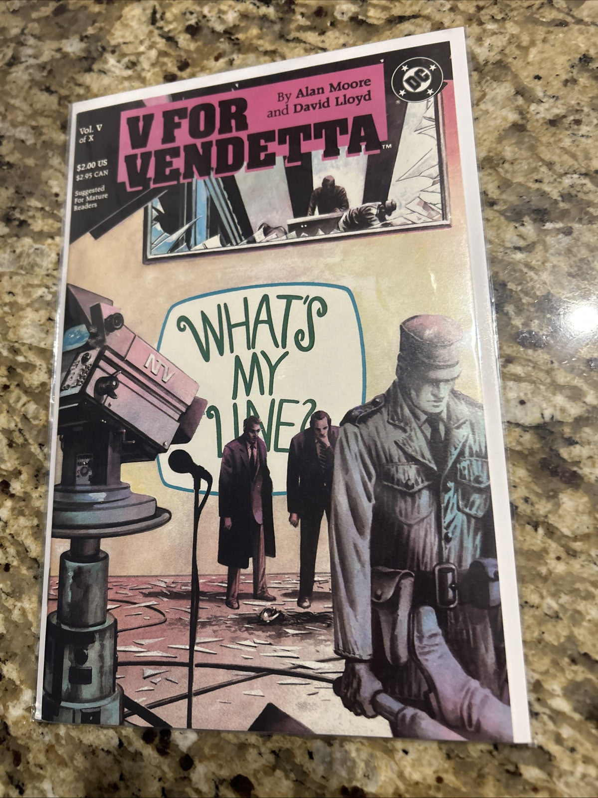 V for Vendetta #5 (DC Comics Winter 1988)